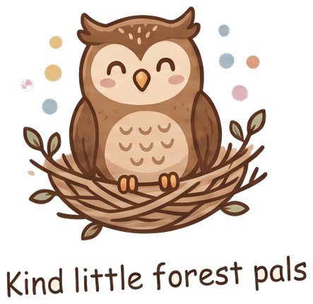 Kind little forest pals
