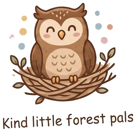 Kind little forest pals